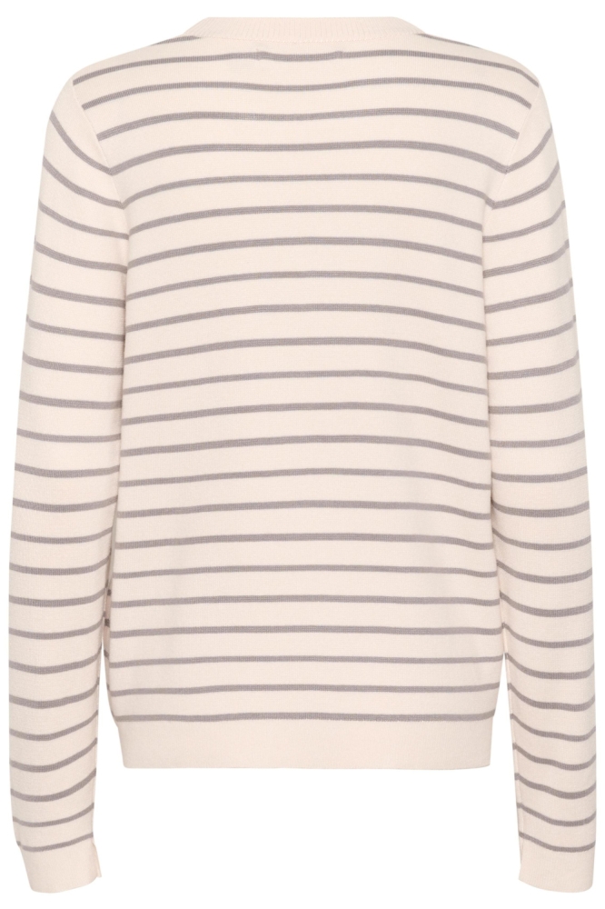 CUEBBA ANNEMETTE ON PULLOVER 50111975 107834 Whitecap Grey Stripe